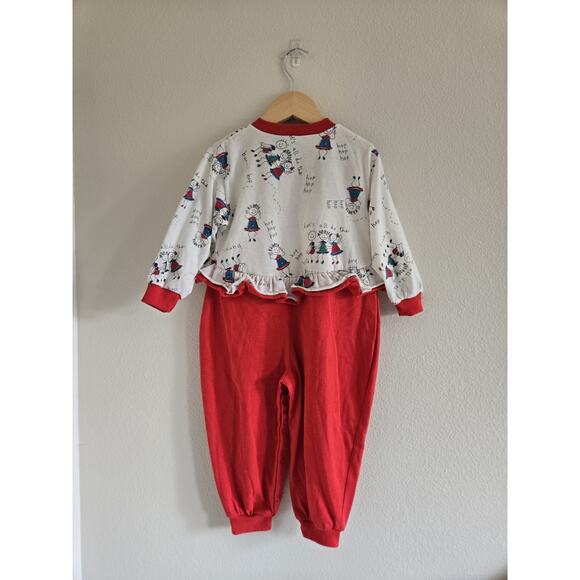 Hearts & Triangles Vintage Toddler Romper With Hopscotch Kids - Picture 5 of 6